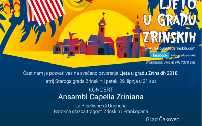 Ljeto u gradu Zrinskih 2018.