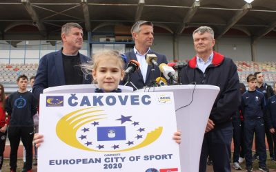 Čakovec proglašen Europskim gradom sporta 2020. godine