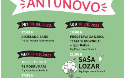 Ovogodišnje “Antunovo” na čakovečkom Jugu od 9. do 13. lipnja!