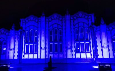 Čakovečki Dom sindikata osvijetljen plavom bojom uz Svjetski dan ...