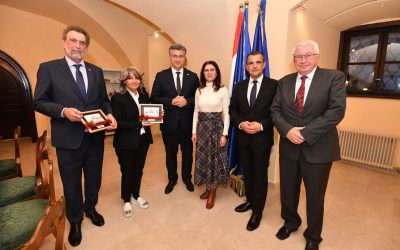 Župan Posavec i gradonačelnica Cividini ugostili premijera ...
