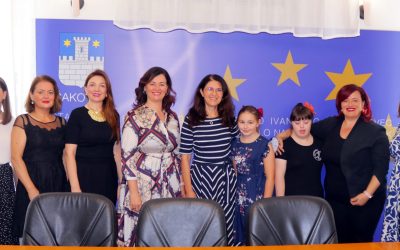 Prijem gradonačelnice Čakovca za članice „Ansambla  Pučpuljike“, ...