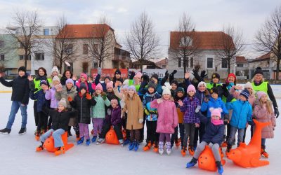 Veliki broj čakovečkih osnovnoškolaca na klizačkom kampu u okviru ...