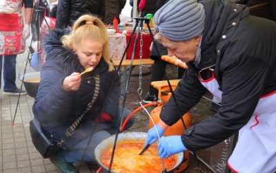 Kuhanje međimurske juhe na Franjevačkom trgu