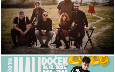 Doček Nove godine na  Franjevačkom trgu u Čakovcu uz Dobre ...