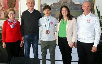 Prijem za Davida Faića, mladog brončanog karatistu s Europskog ...