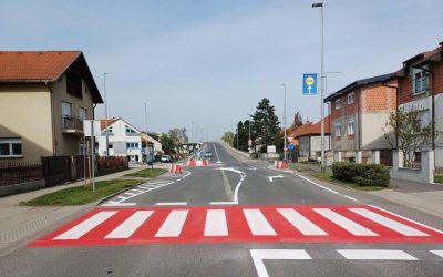 Otvoreno privremeno kružno raskrižje na križanju Kalničke i ...