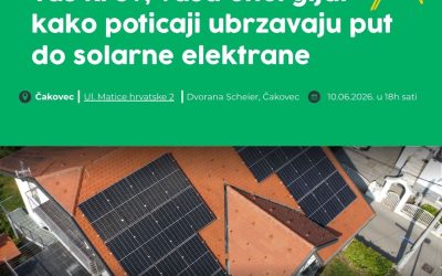 BESPLATNO PREDAVANJE -“Vaš krov, vaša energija, kako poticaji ...