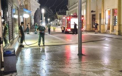 Noćno pranje centra Čakovca – Čistoća grada zajednička je ...