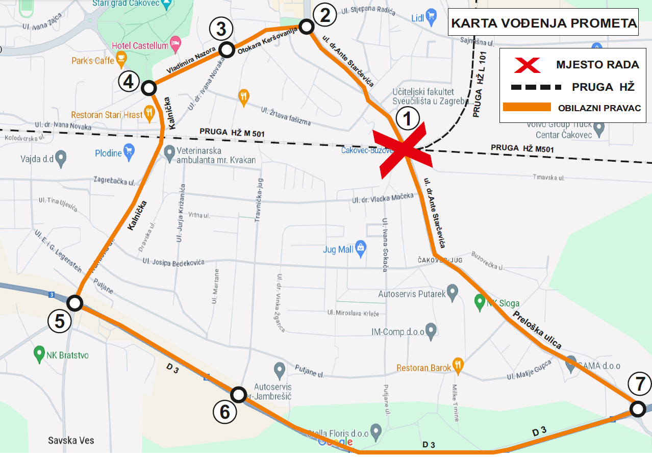 obilazni pravac radovi priga Buzovec