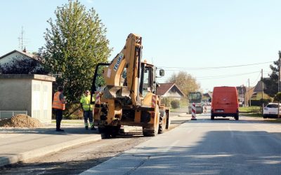 U Štefancu u tijeku sanacija prometnice u Ulici Vladimira Nazora ...